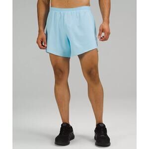 Lululemon Men Size M Fast Free Lined Short 6" BCHI Blue Chill NWT $88
